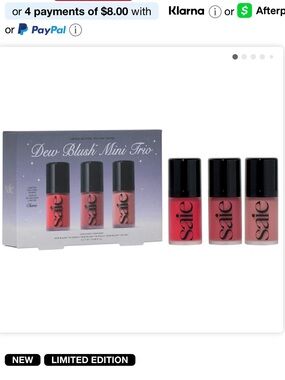 Saie Dew Blush Mini Trio — Red, Pink & Coral Cream Blush Set